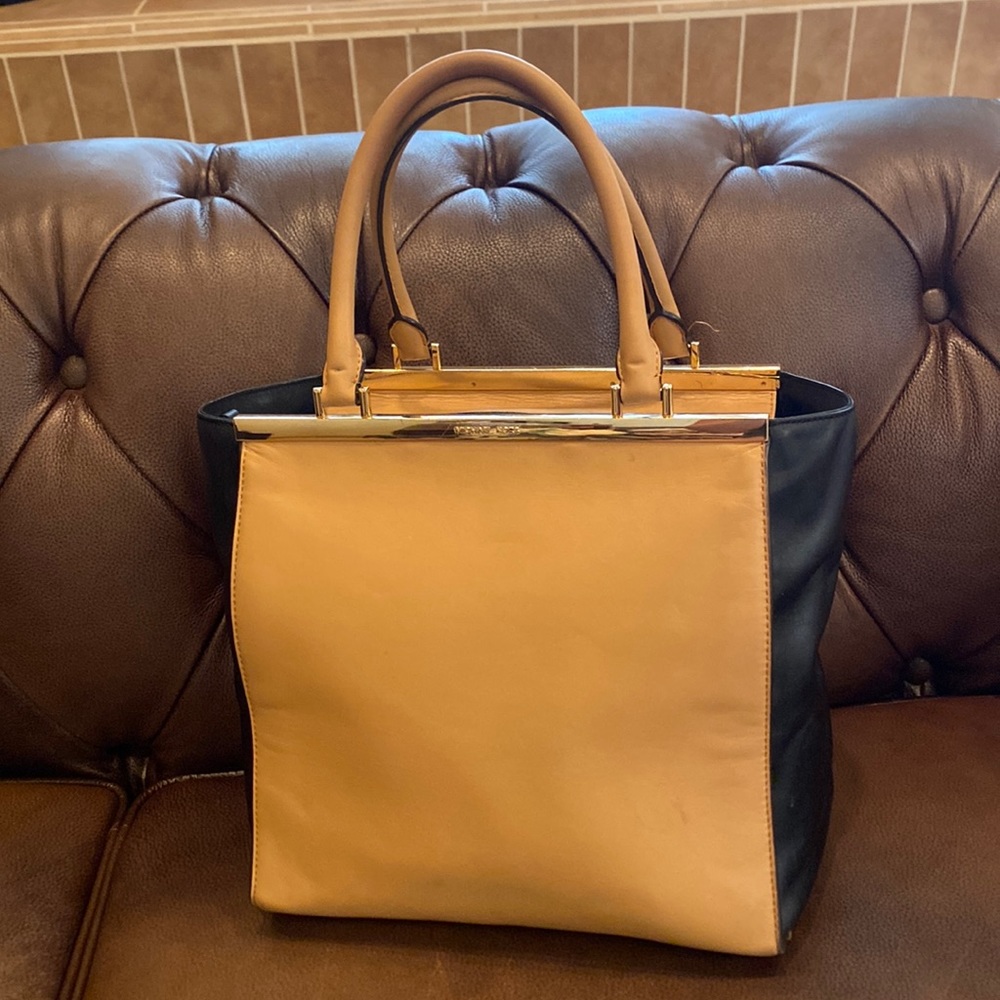 Calfskin Michael Kors tote
